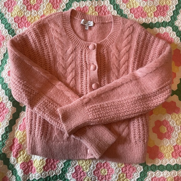 & Other Stories Sweaters - Lightly Worn Pink Cardigan From & Other Stories